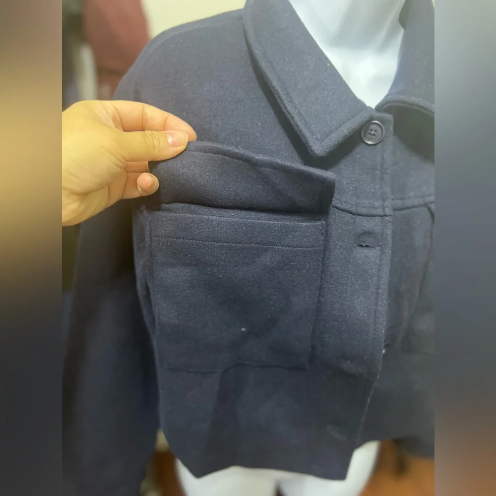 OGL Cashmere-like Short Utility Jacket - Picture 5 of 7